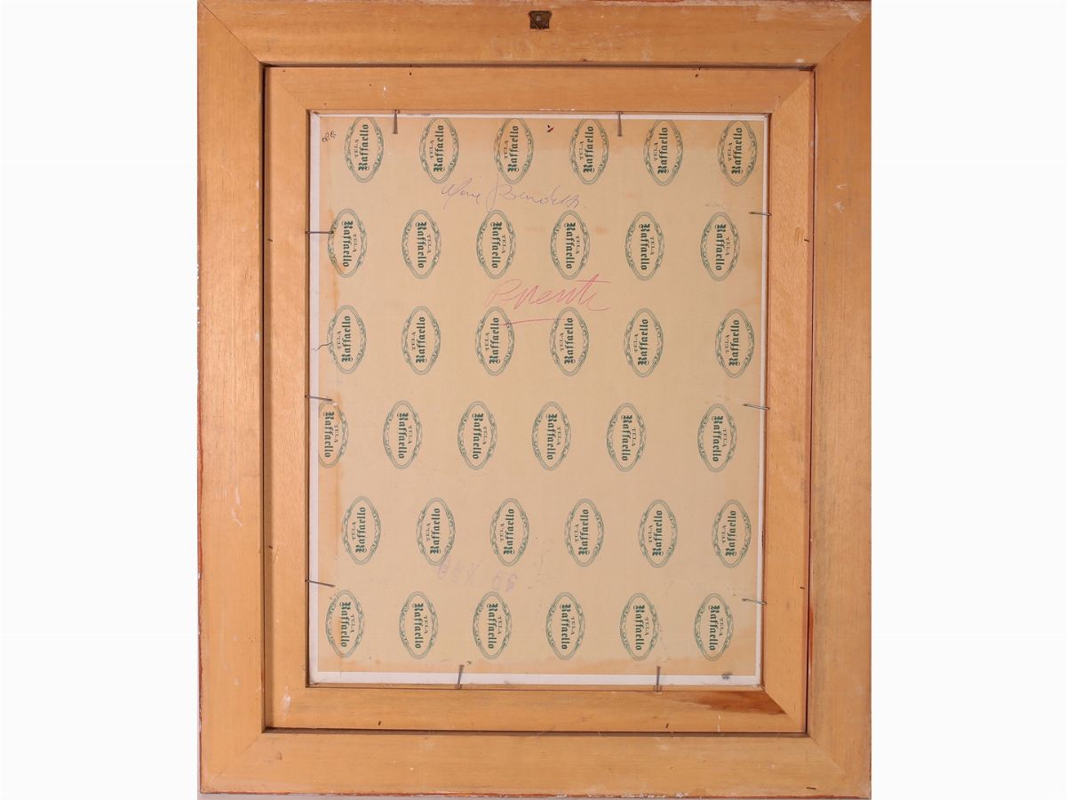 Antonio Possenti - Composizione con Personaggio e Albero