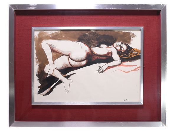 Renato Guttuso - Female Nude