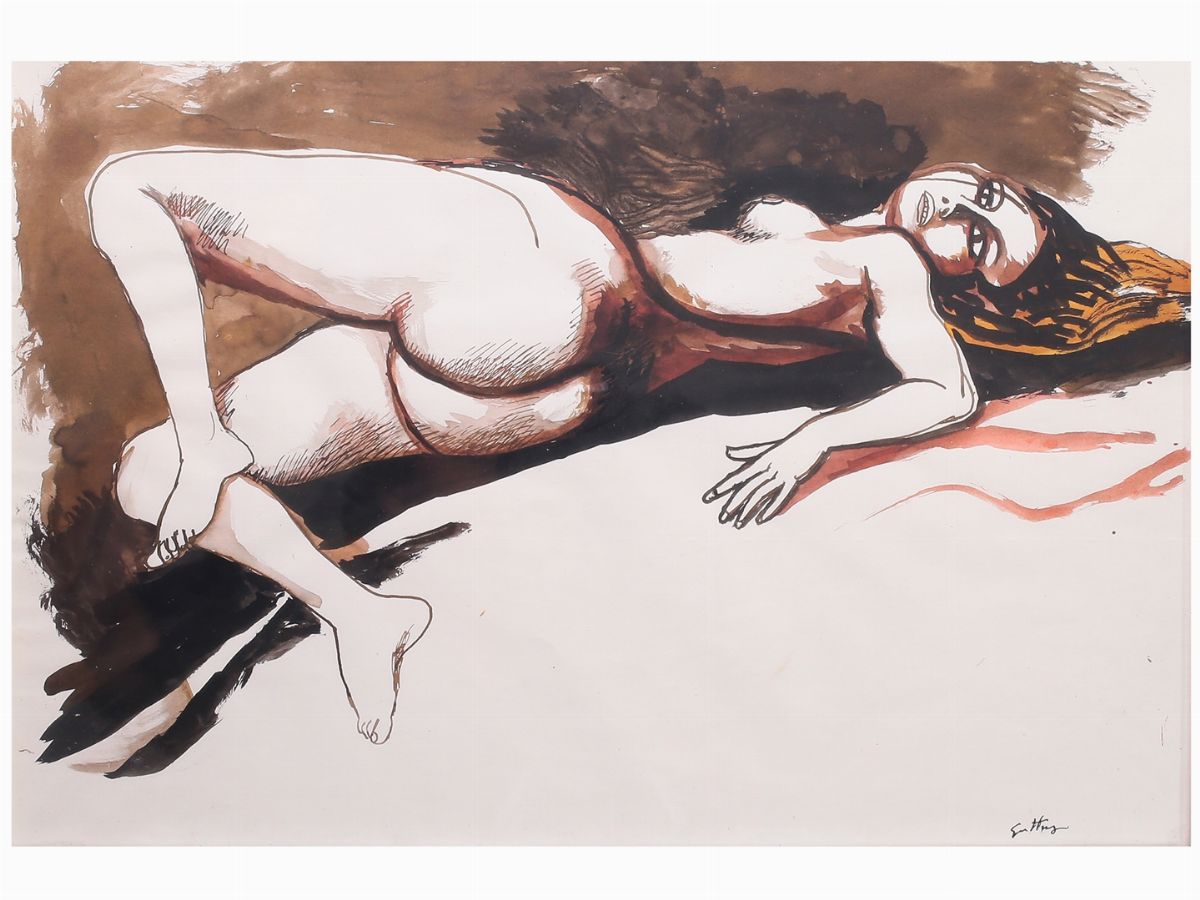 Renato Guttuso - Nudo Femminile