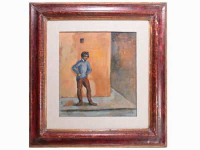 Scorcio di Strada con Personaggio