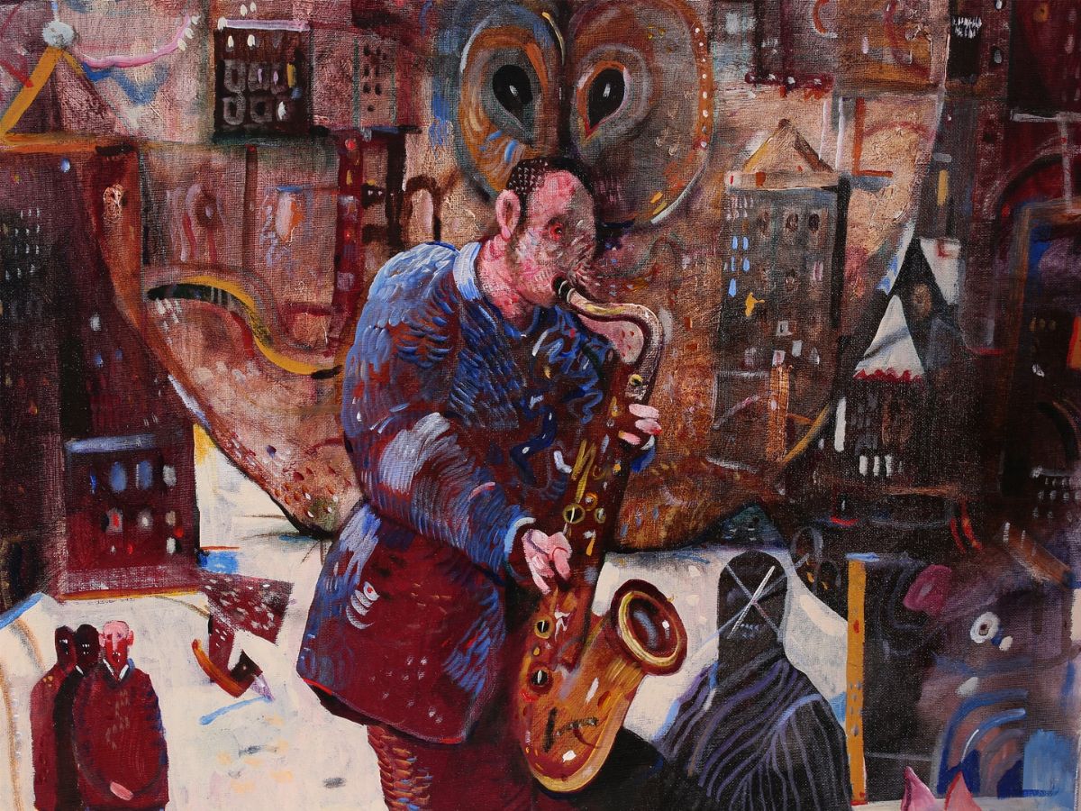 Antonio Possenti - Composizione con Sassofonista