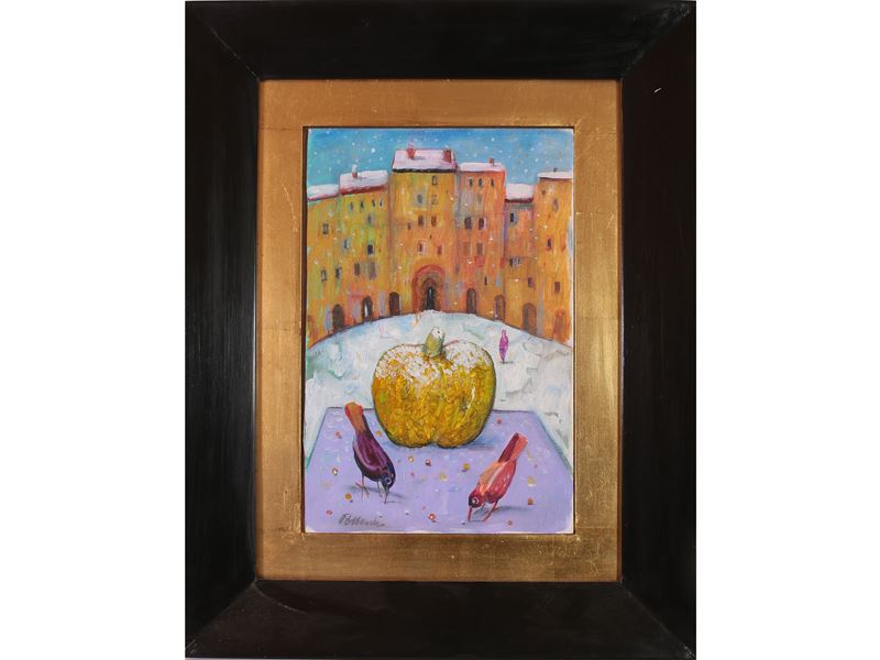 Antonio Possenti - Inverno nella Piazza