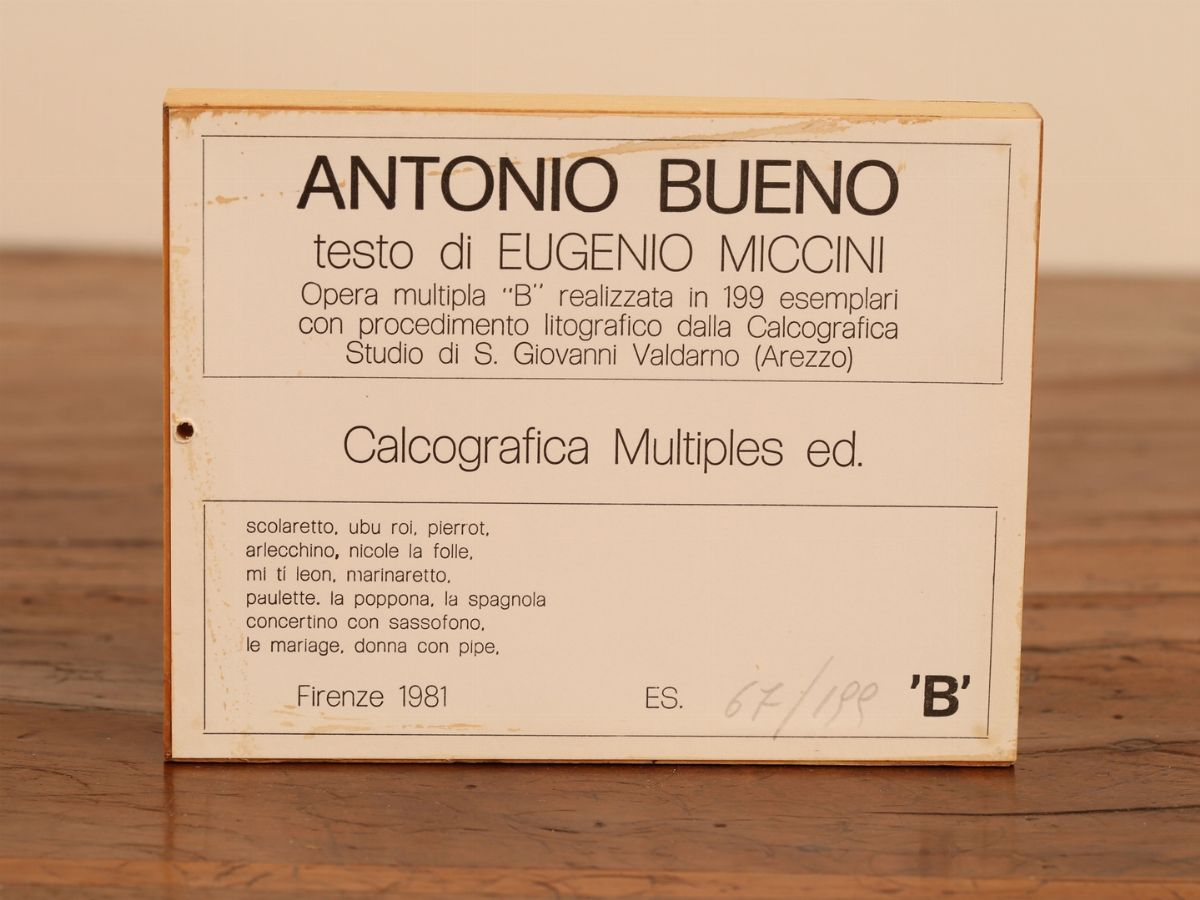 Antonio Bueno - Collezione Privata 1981