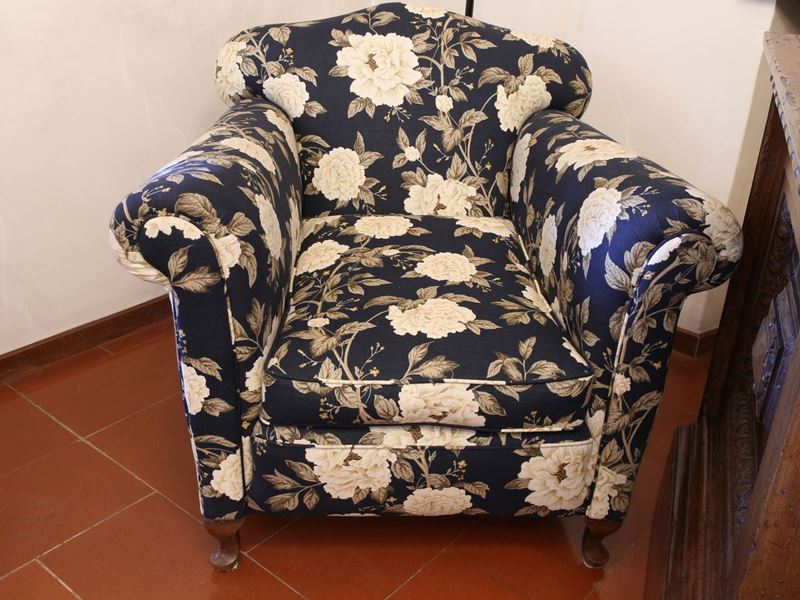 Coppia di Poltrone Imbottite