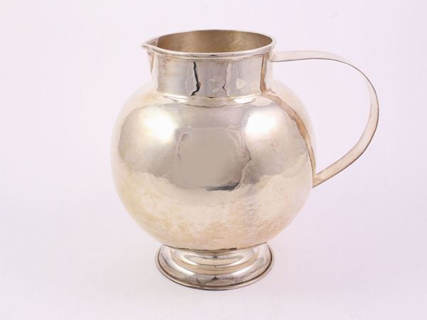 A silver Braganti Florence jug  (Firenze)  - Auction The Collector's House - Villa of the Azaleas in Florence - II - II - Maison Bibelot - Casa d'Aste Firenze - Milano