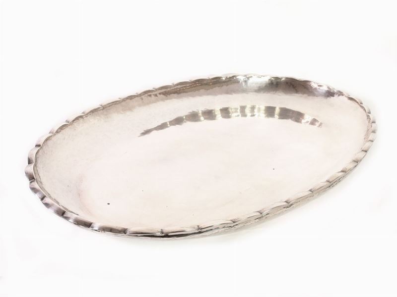 Grande Vassoio Centrotavola in Argento Sterling 925