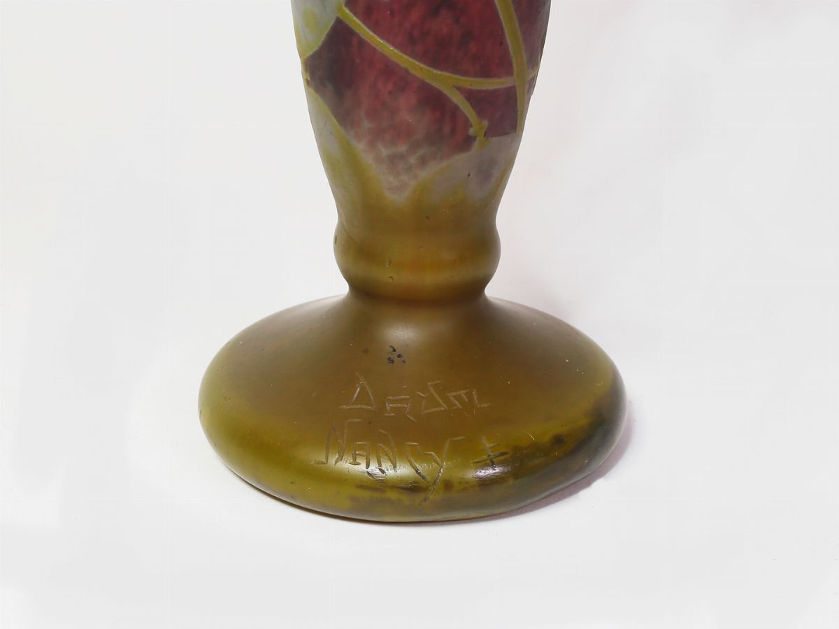 Vaso Affusolato in Vetro Daum