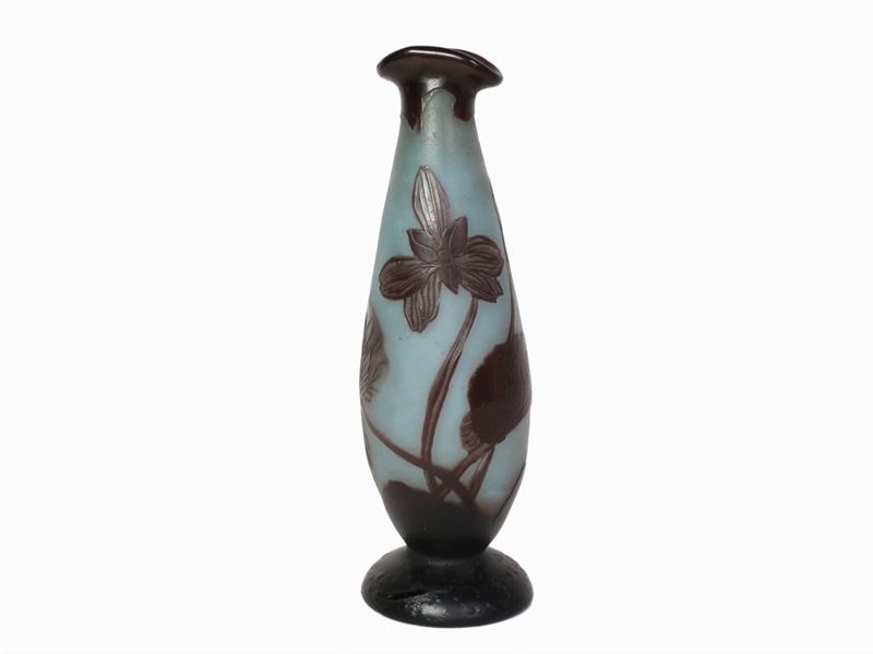 Vaso in Vetro a Cammeo