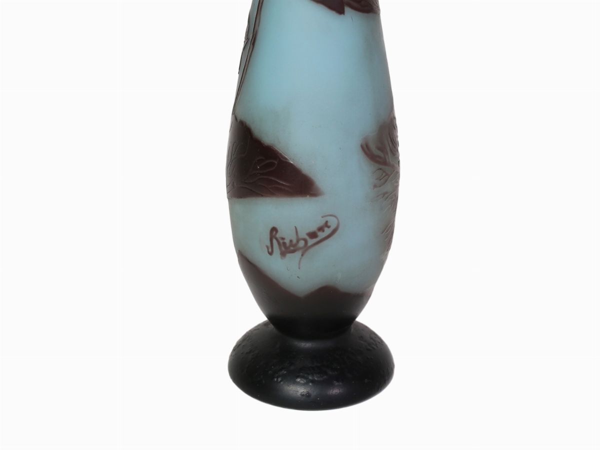 Vaso in Vetro a Cammeo