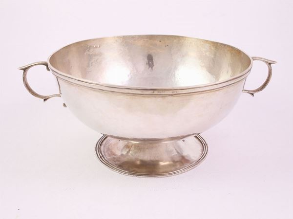 Graziella Laffi : A sterling silver bowl  ((1923-2009))  - Auction The Collector's House - Villa of the Azaleas in Florence - II - II - Maison Bibelot - Casa d'Aste Firenze - Milano