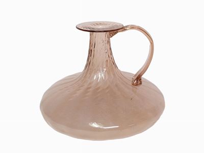 Vaso in Vetro Soffiato Beige