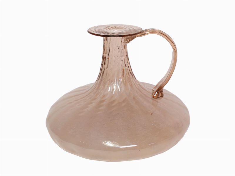 Vaso in Vetro Soffiato Beige