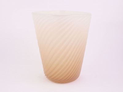 Vaso in Vetro "costolato"