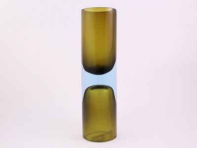 Vaso "clessidra" in Vetro Sommerso Antonio da Ros per Cenedese