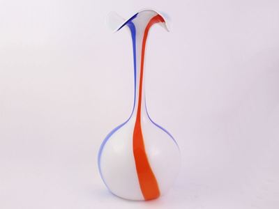 Grande Vaso in Vetro Lattimo