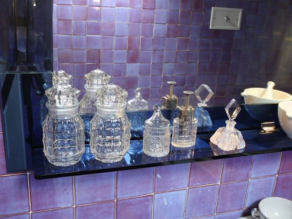 Five crystal items  (Europe, 1950)  - Auction The Collector's House - Villa of the Azaleas in Florence - III - III - Maison Bibelot - Casa d'Aste Firenze - Milano