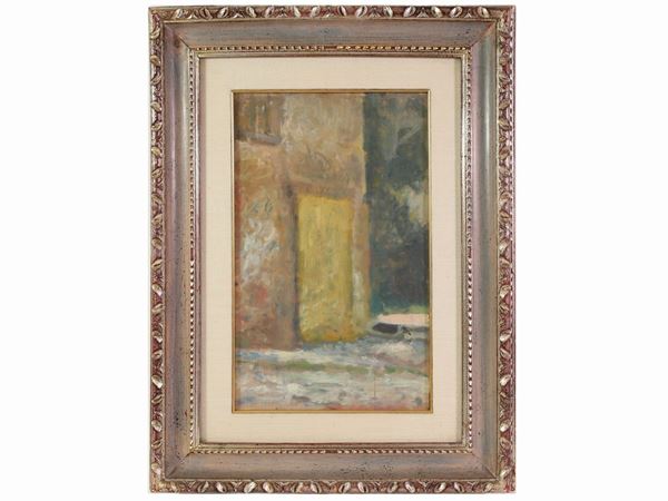 Mario Marcucci : View of a Farmhouse  ((1910-1992))  - Auction A florentine collection - Maison Bibelot - Casa d'Aste Firenze - Milano