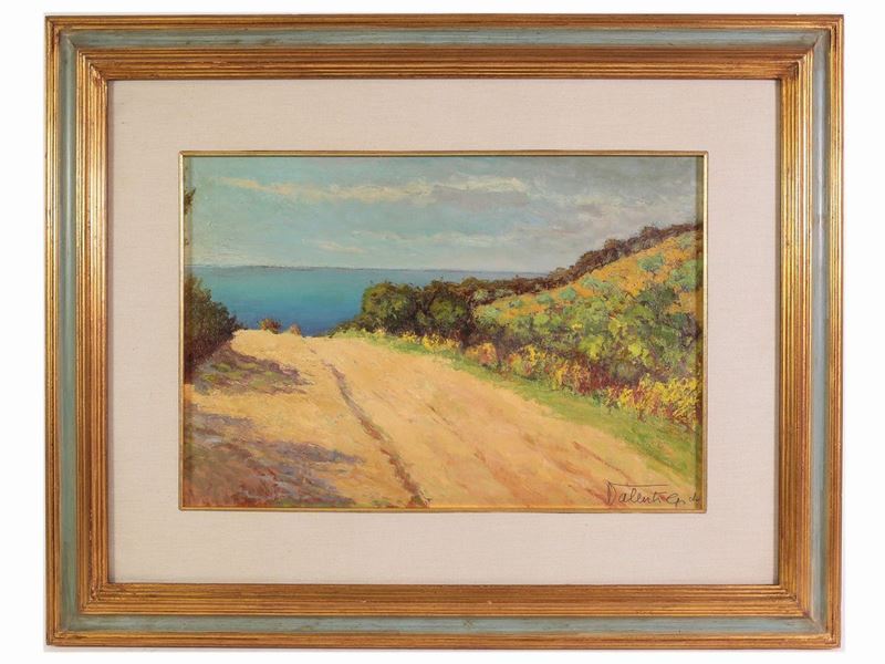 Egidio Valenti Valenti - Paesaggio al Mare
