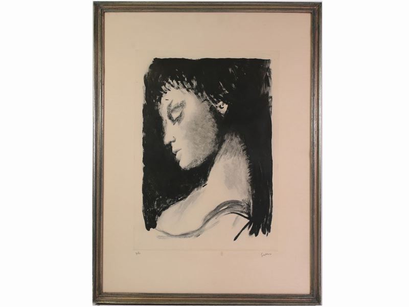 Renato Guttuso - Ritratto Femminile