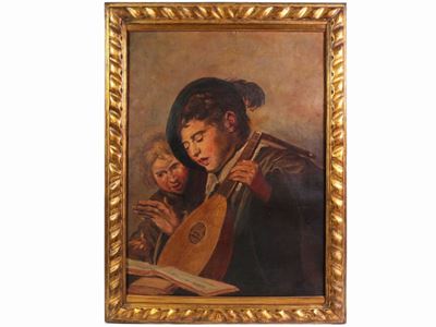 Personaggi con Mandolino Napoletano