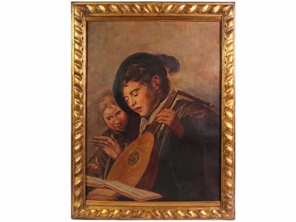 Figures with mandolino