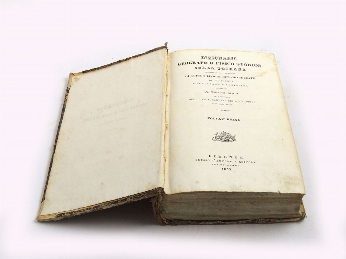 Emanuele Repetti - Dizionario Geografico Fisico Storico della Toscana