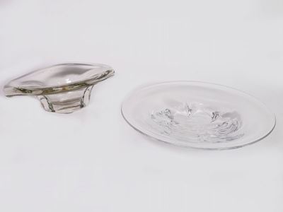 Piatto e Ciotola in Cristallo