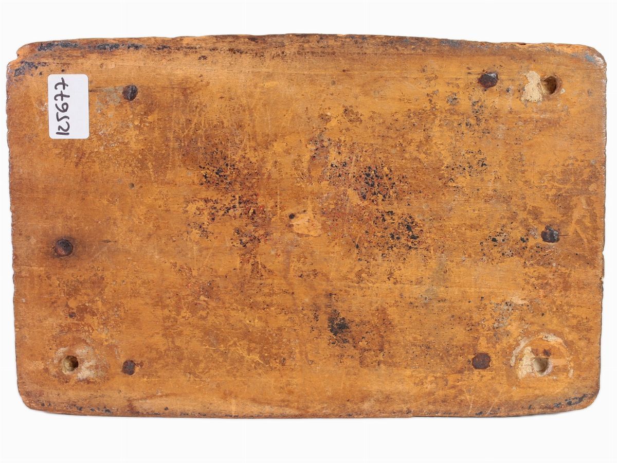 Cofanetto in Legno e Pastiglia Lumeggiato in Oro