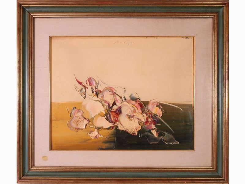 Sergio Scatizzi - Natura Morta con Fiori Anni Settanta