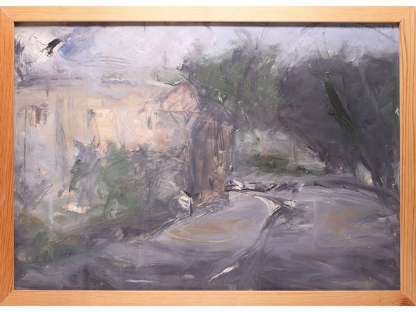 Folco Chiti Batelli : View of florence 1988  ((1932-2011))  - Auction The Collector's House - Villa of the Azaleas in Florence - I - I - Maison Bibelot - Casa d'Aste Firenze - Milano