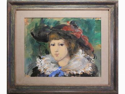 Ritratto di Fanciulla con Cappello