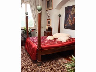 Letto Matrimoniale in Noce
