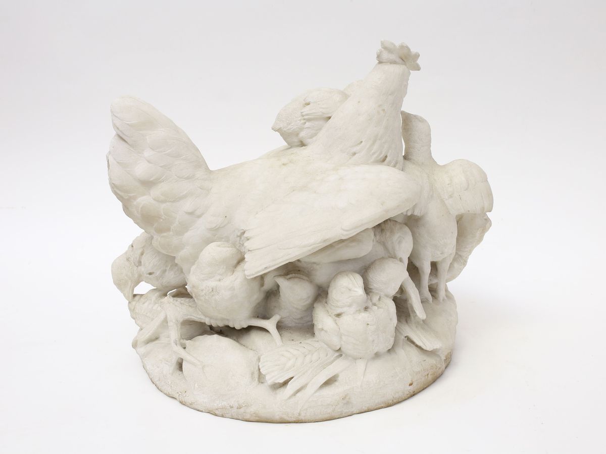 Ambrogio Celi - Gallina con Pulcini