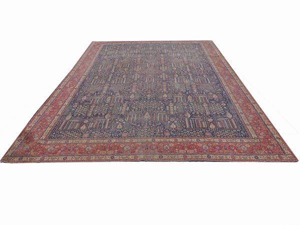 Grande tappeto persiano di vecchia manifattura  - Asta Una Collezione Fiorentina - Maison Bibelot - Casa d'Aste Firenze - Milano