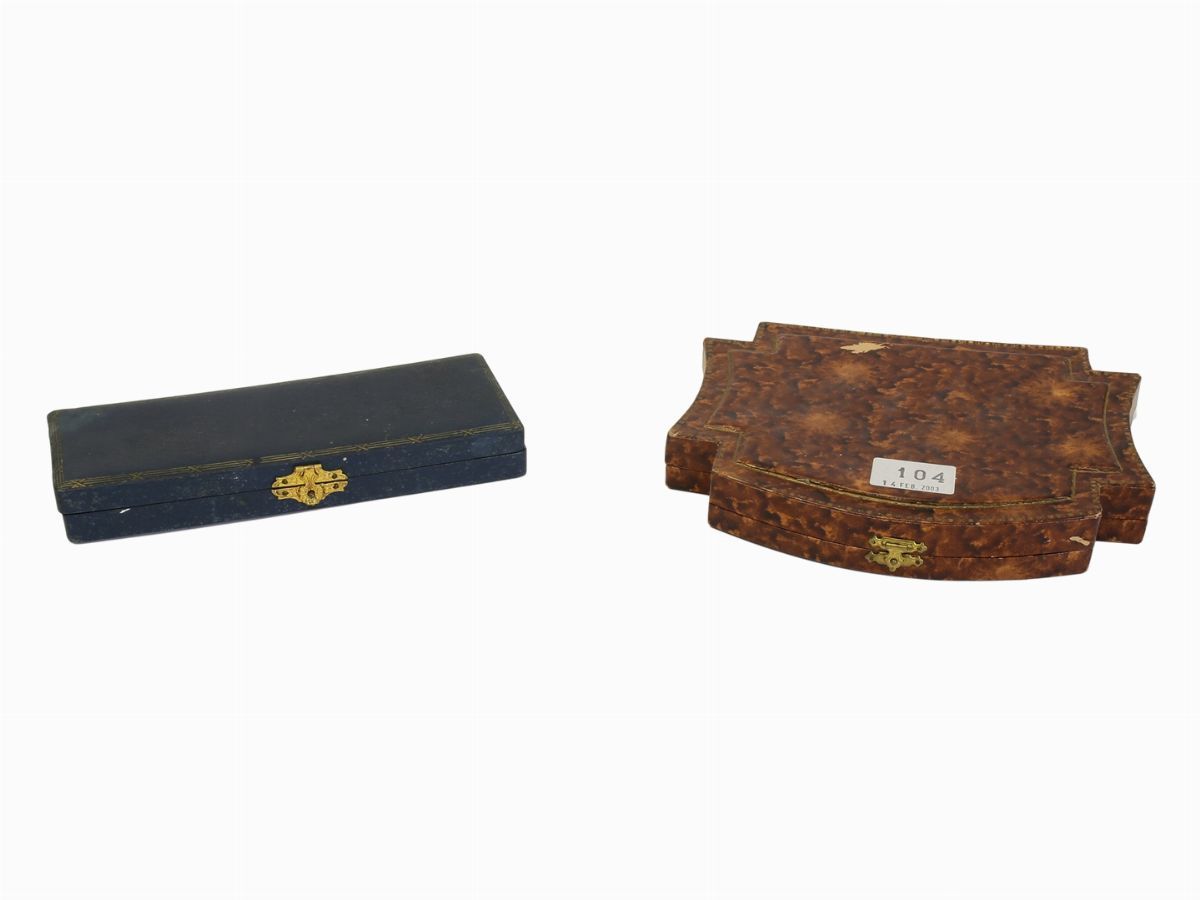 Due Necessaire in Argento