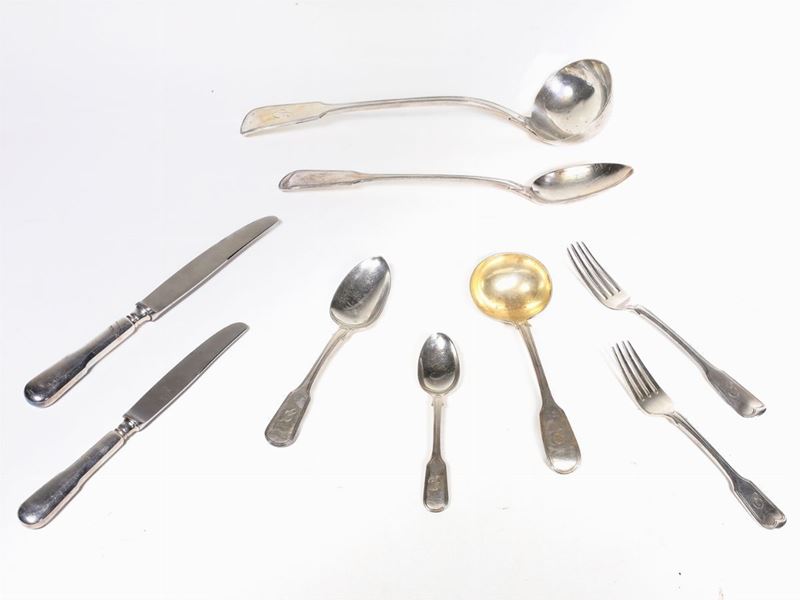 Servito di Posate in Argento