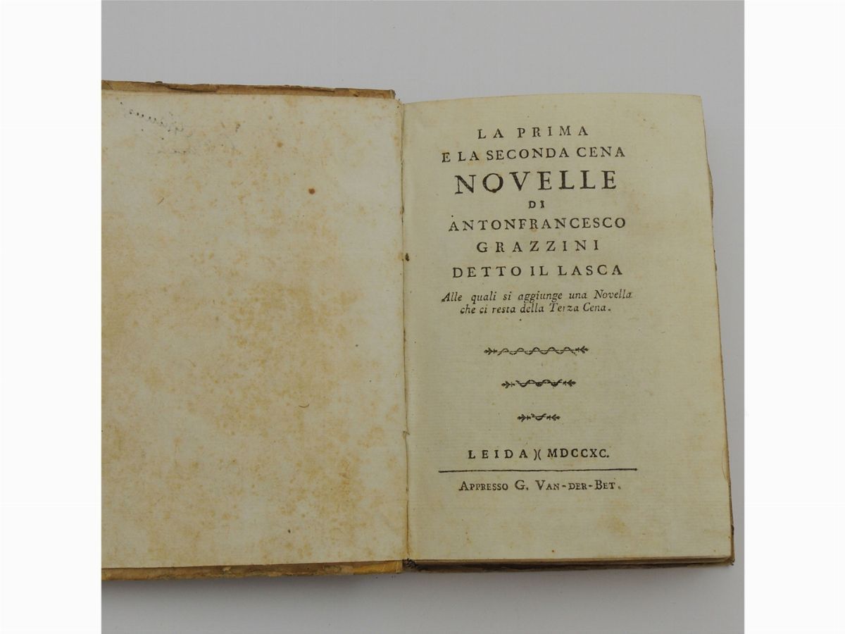 Antofrancesco Grazzini il Lasca - Novelle: la Prima e la Seconda Cena