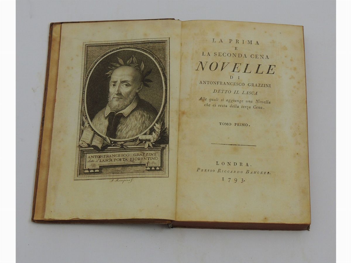 Antofrancesco Grazzini il Lasca - La Prima e la Seconda Cena: Novelle