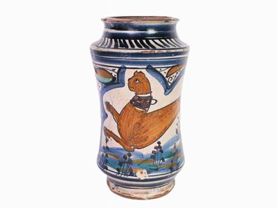 Raro Albarello in Maiolica di Faenza