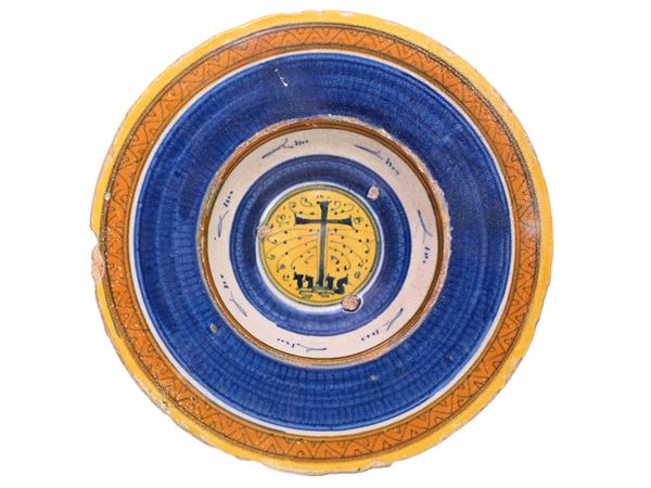 A maiolica plate, Faenza
