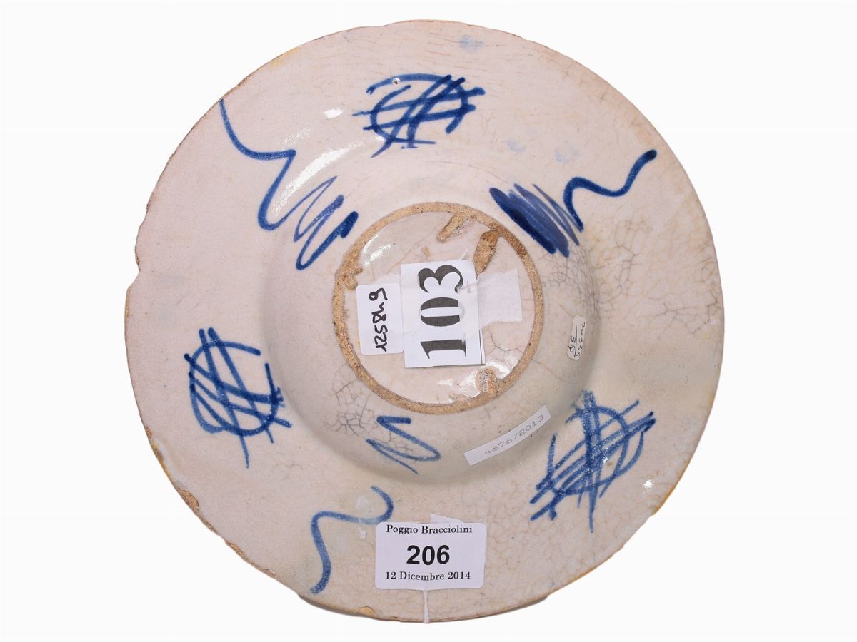 Piatto in Maiolica, Faenza