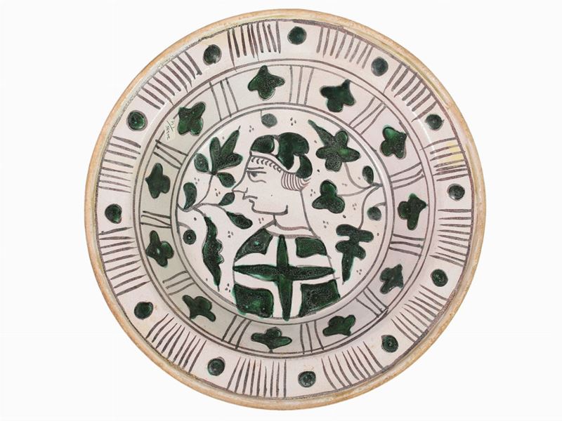 Piatto Fondo in Maiolica, Viterbo