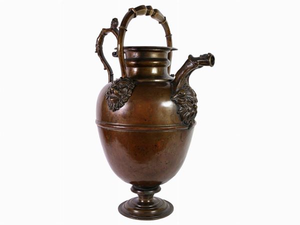 A large bronze jar