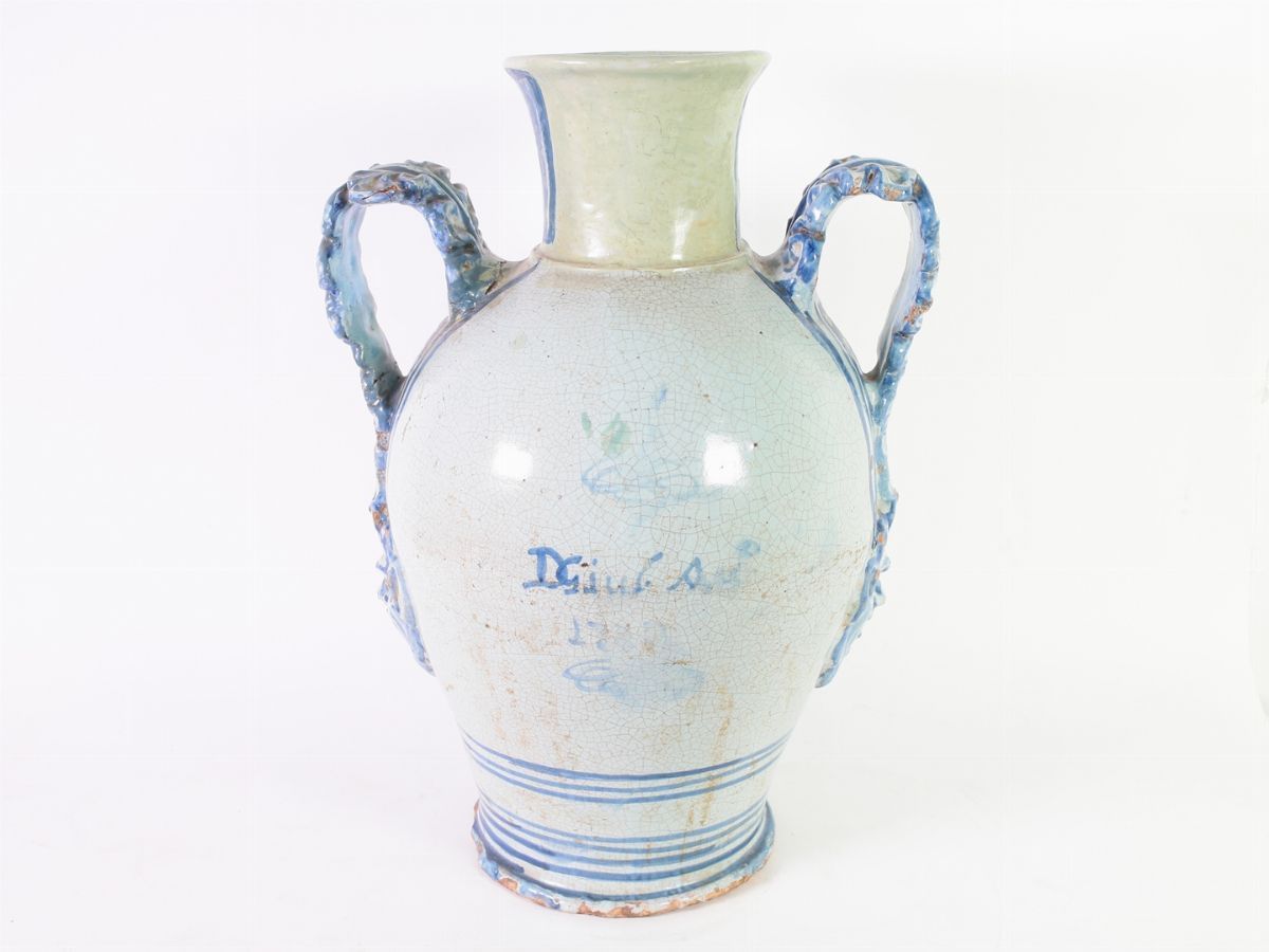 Grande Anfora in Maiolica
