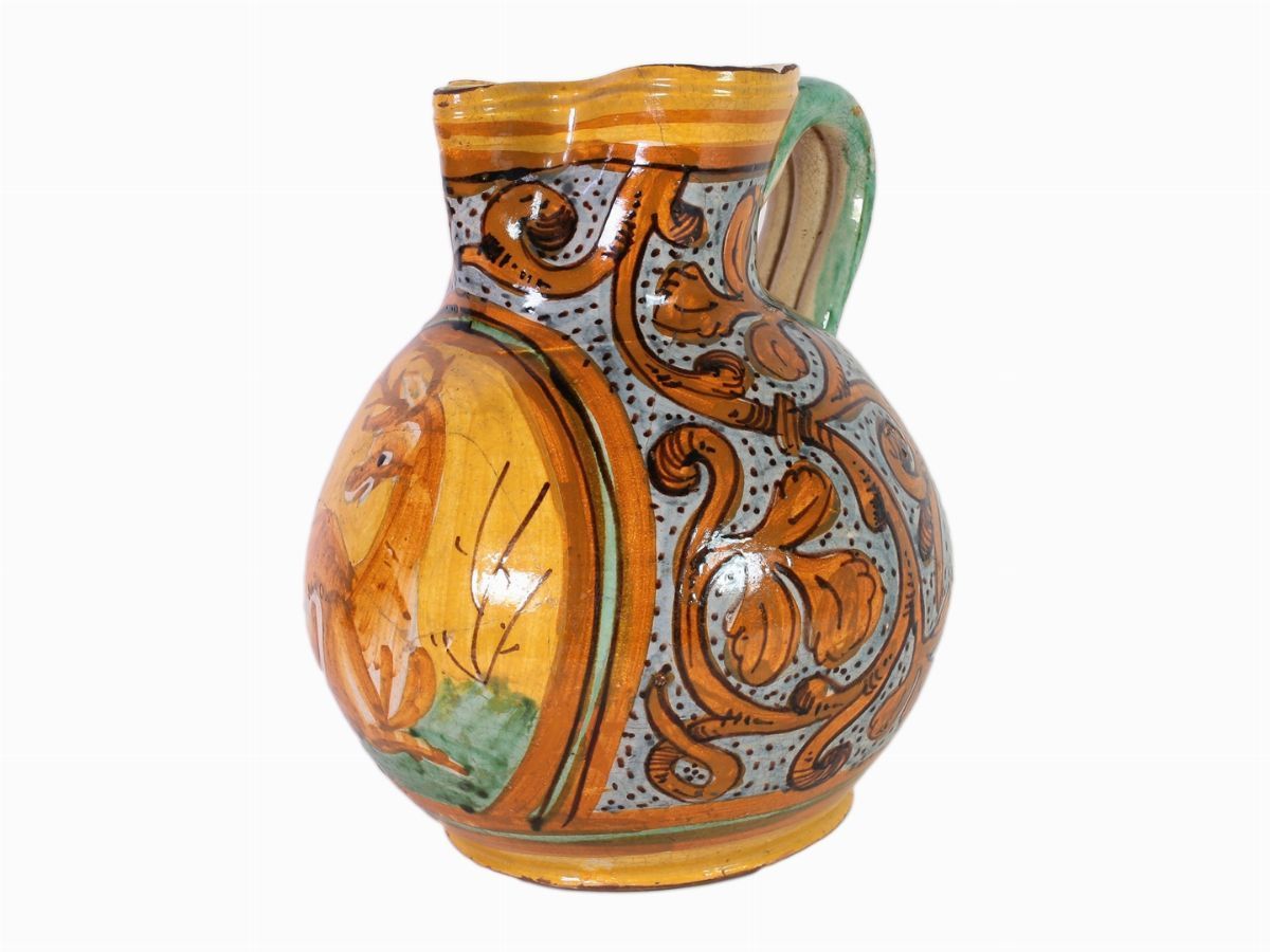 Brocca in Maiolica, Casteldurante