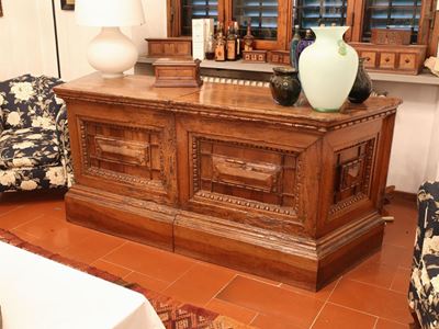 Bancone da Farmacia in Noce