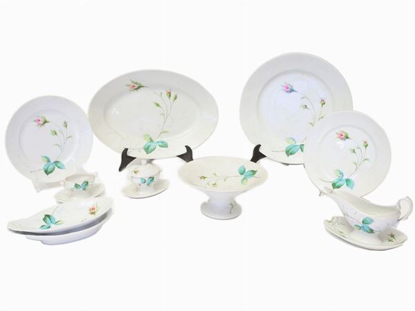 A Porcelain Dish Set, Ginori