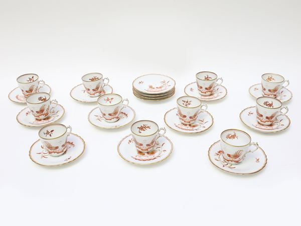 A coffee porcelain cups lot
