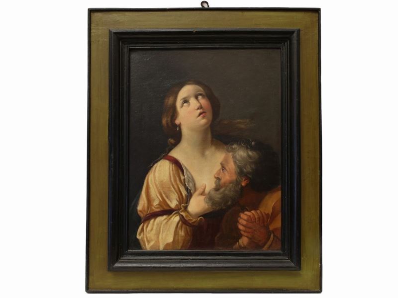 Cerchia di Guido Reni del XVII Secolo - La Carità Romana