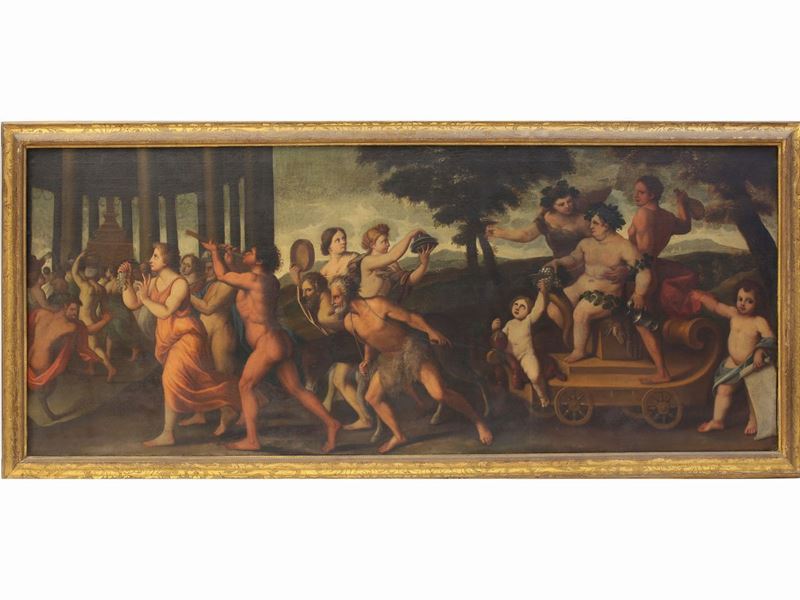 Scuola Romana del XVII Secolo - Trionfo di Bacco